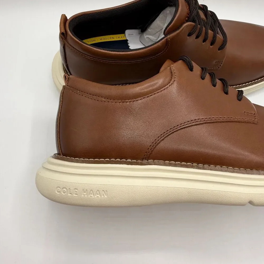 Cole Haan Grand + Ultra Oxford British Tan Leather Mens Size 8M